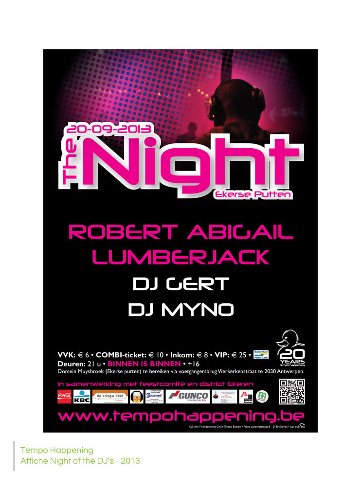 Tempo Happening - Affiche Night of the DJ's