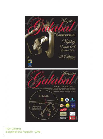 Magistra Studentenclub - Flyer Galabal